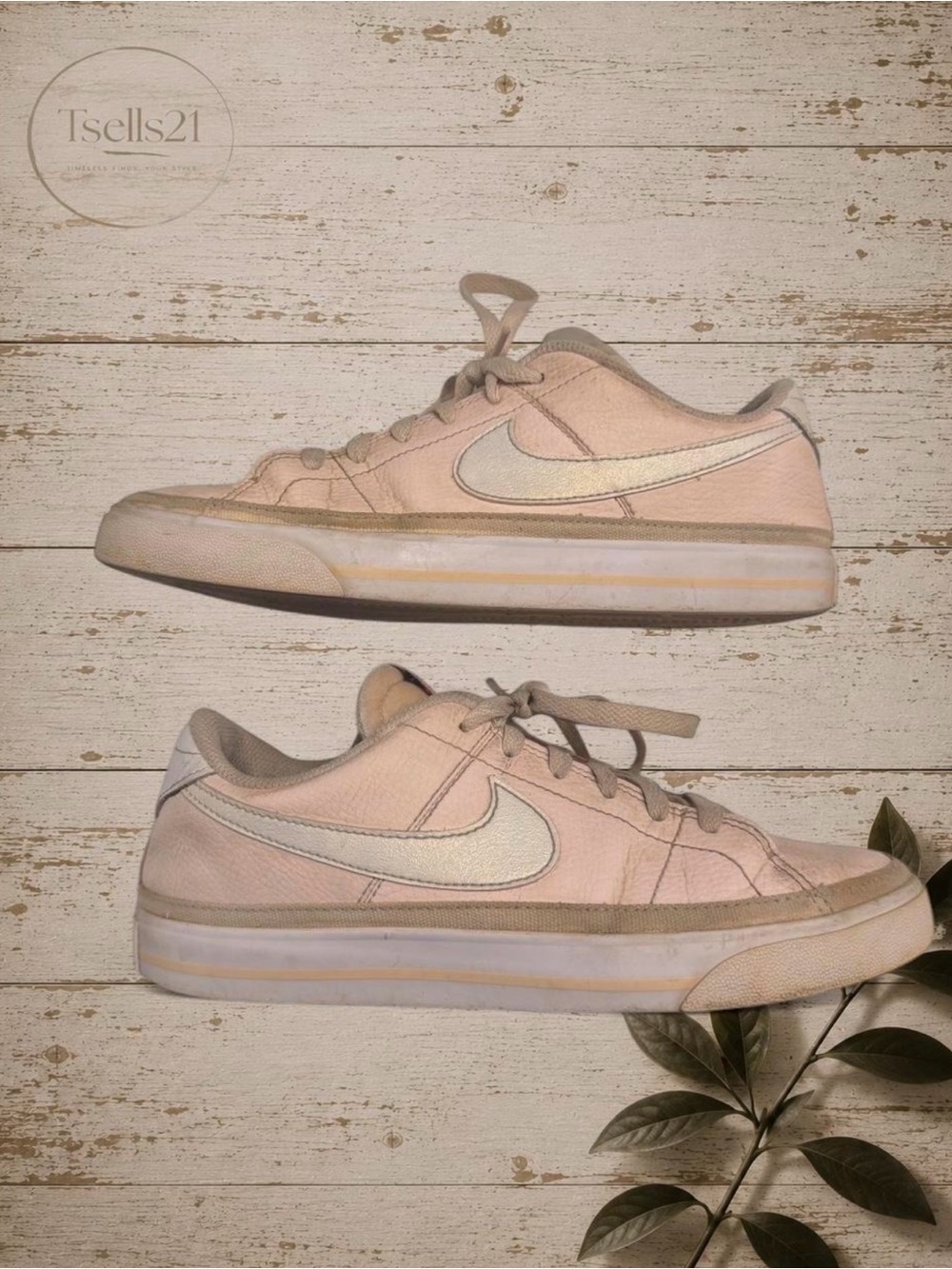 Nike Court Legacy Next Nature Soft Pink Sneakers – Size 7.5